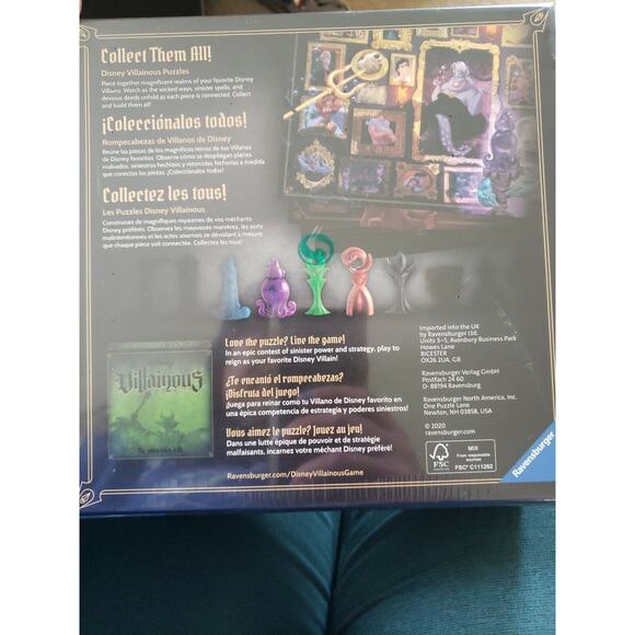 Disney Ravensburger Villainous Hades Puzzle 1000 Piece Villains Sealed - Picture 3 of 5